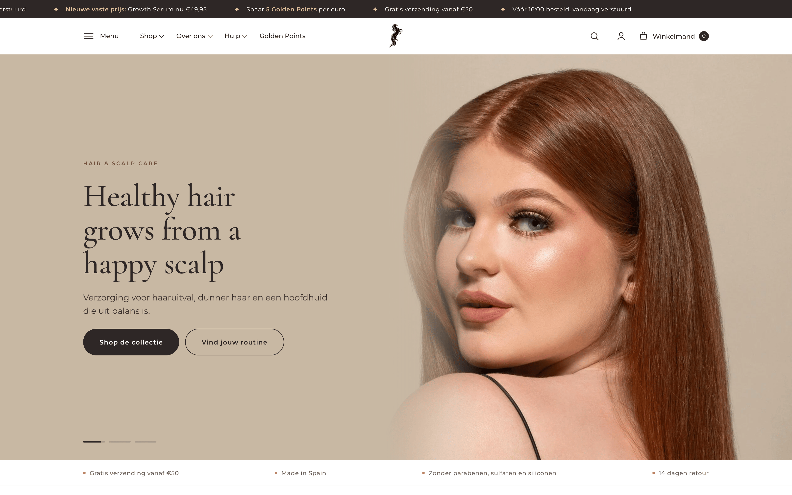 Golden Effect: Homepage