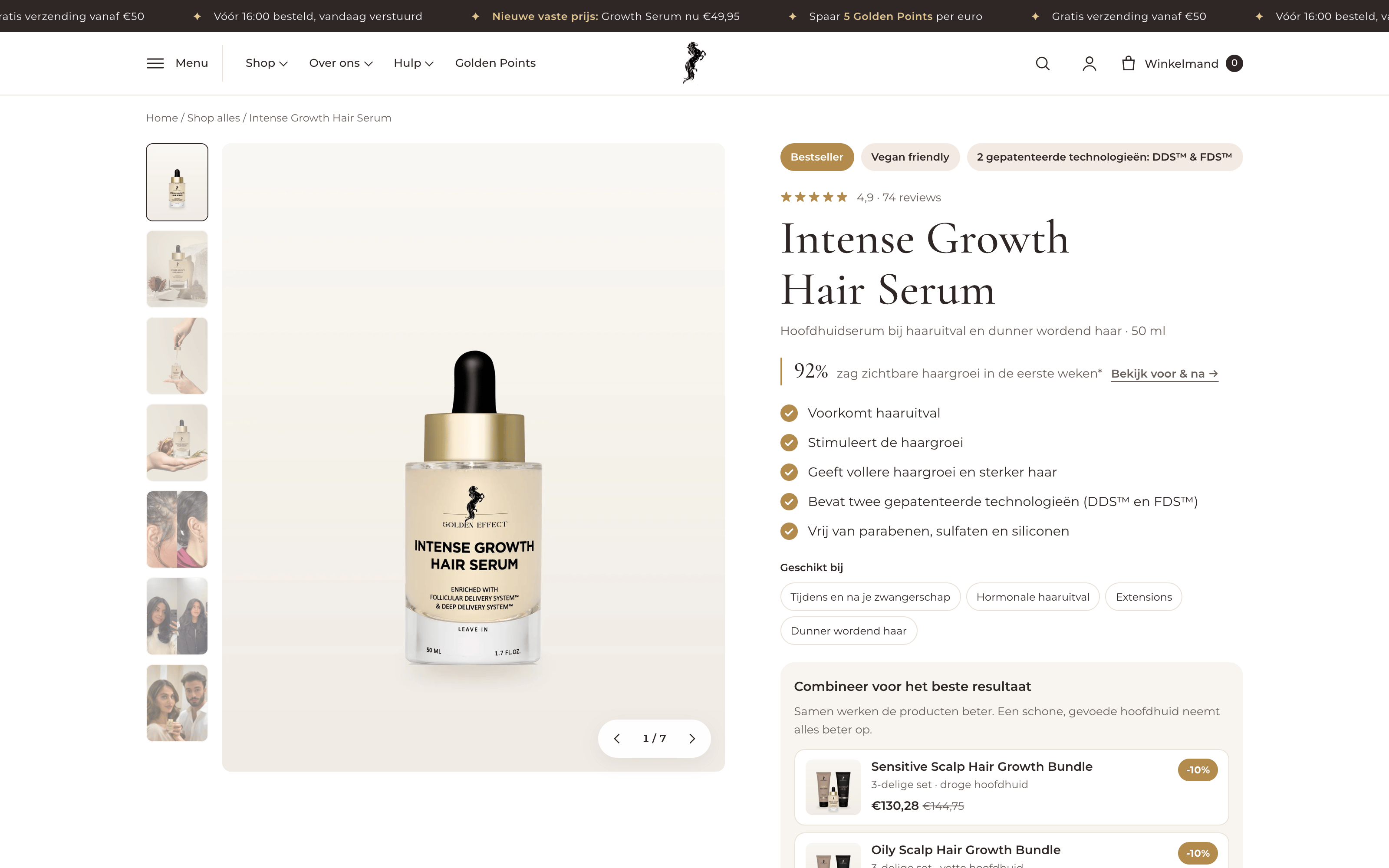 Golden Effect: Productpagina