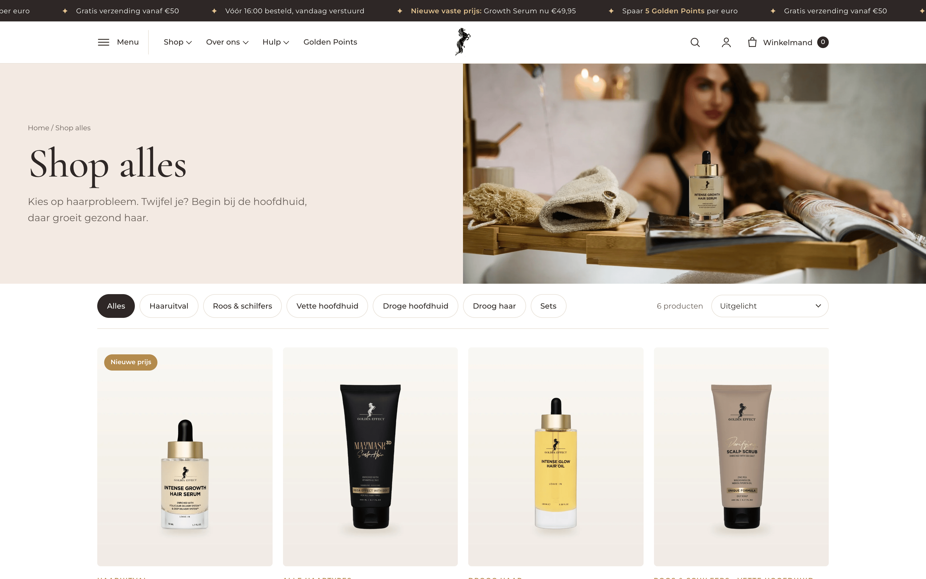 Golden Effect: Collectie