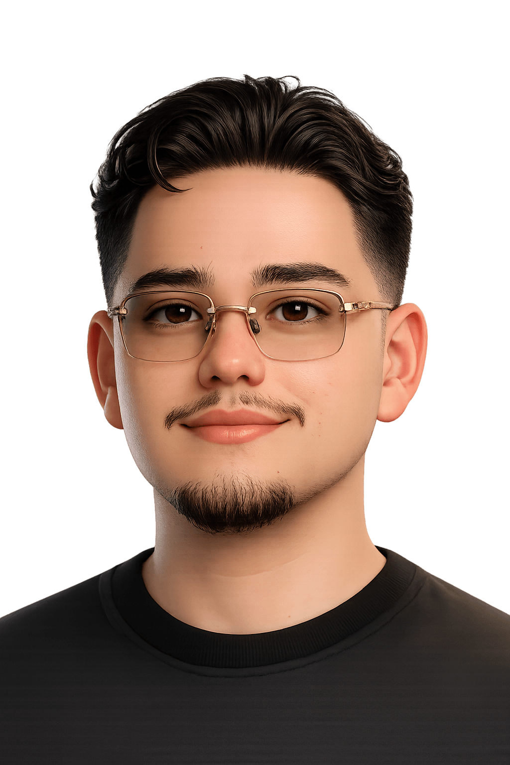 AI-gegenereerd portret van Kaan Harsit — Software Engineer & ondernemer uit Amsterdam